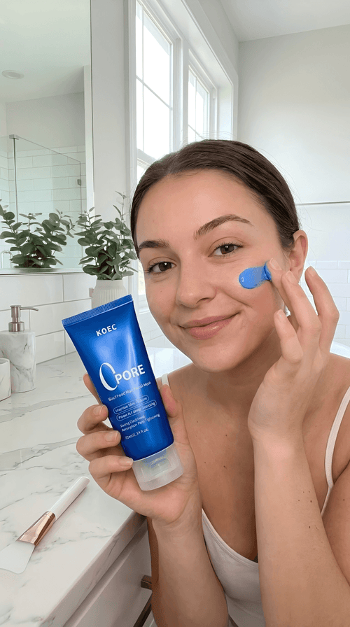 PoreReset™ Blue Clay Mask. 3-Minute Deep Pore Detox - With Brush